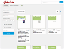 Tablet Screenshot of globals.de